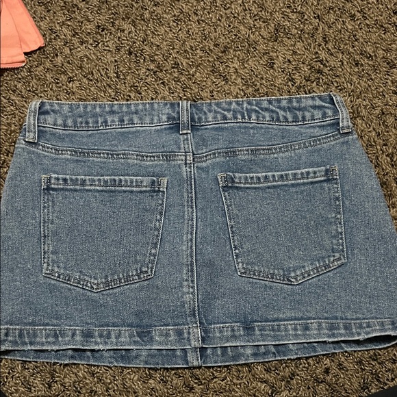 RSQ Women's Classic Blue Mini Skirt - Picture 2 of 3